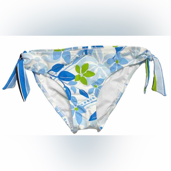 NEXT By Athena Bikini Bottom Hope Island Retro W Ties Women’s S Floral NWT - Picture 3 of 6